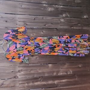 Anthroplogie Abel The Label women’s Floral High Low Dress Maxi Women XS